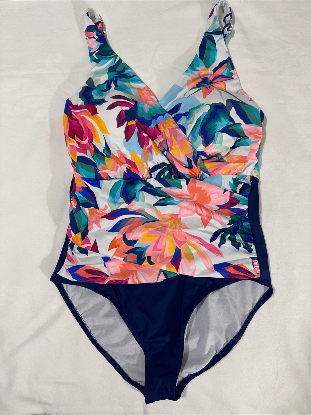 NWOT Bal Harbour 1 pc. Swimsuit. Size 16